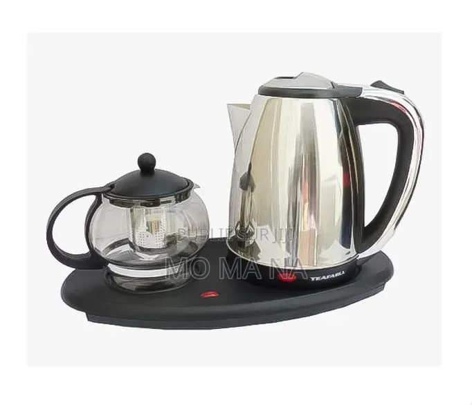Bouilloire Électrique Inox 2l Barada Plus Théière Plus Plateau
