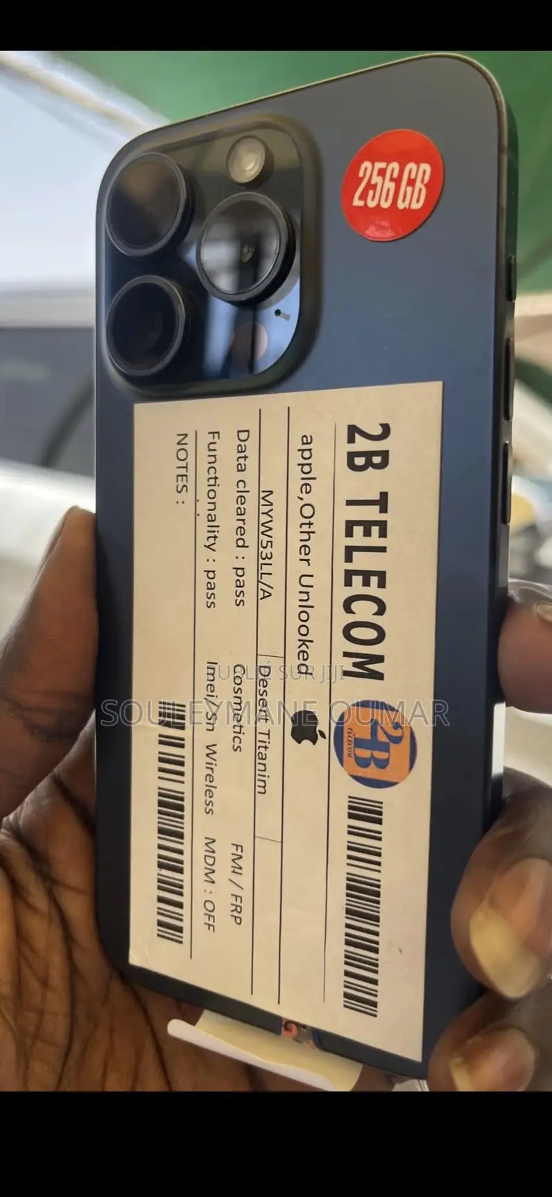 Nouveau Apple iPhone 15 Pro 256 GB Violet