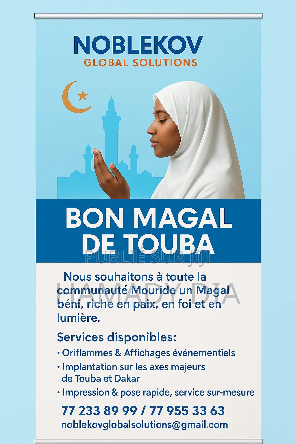 Affichage Oriflammes