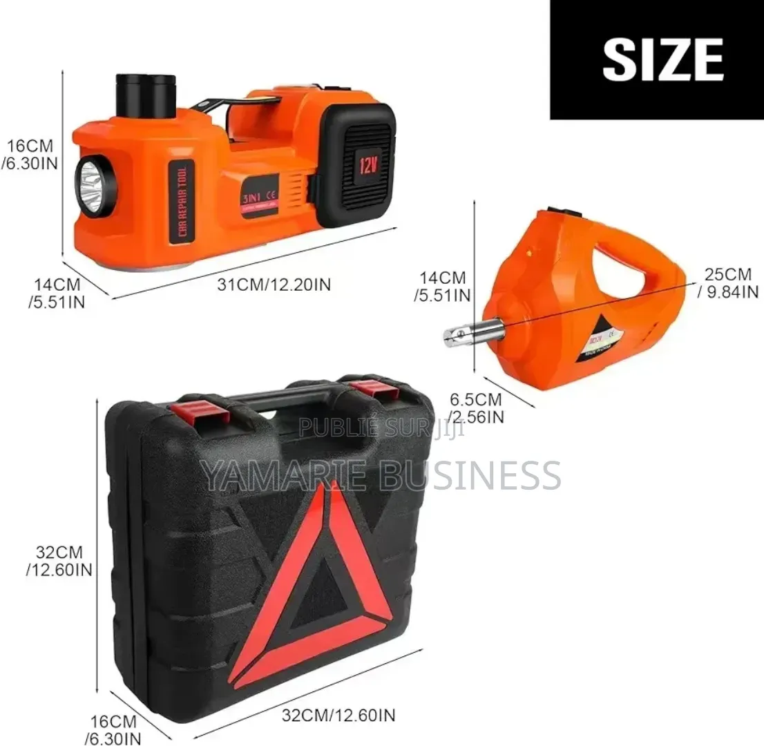 Cric Électrique 5 Tonnes+ Compresseur À Air+ Clé Électrique