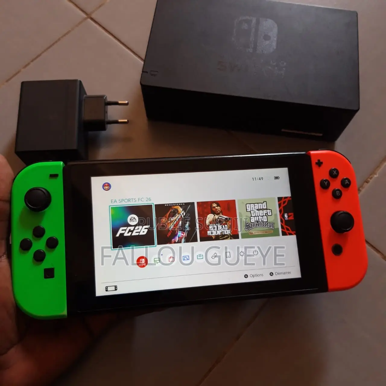 Nintendo Switch Pucé