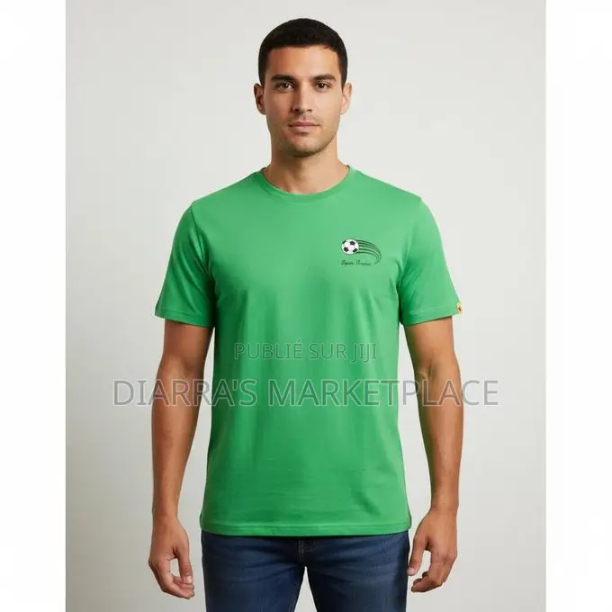 Tshirt Football Vert Pour Homme - Taille XXXL