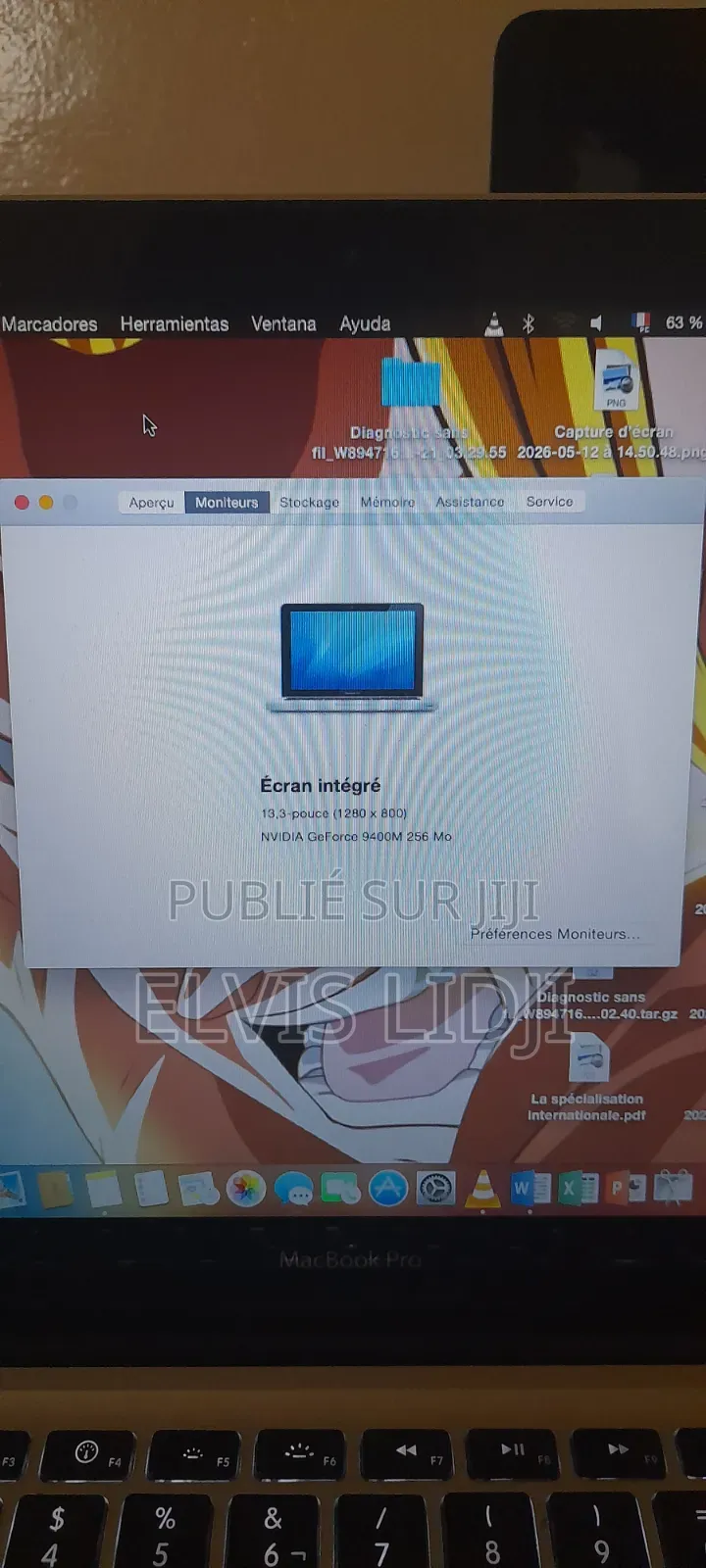Ordinateur portable Apple MacBook 2014 4GB Intel Core 2 Duo HDD 320GB