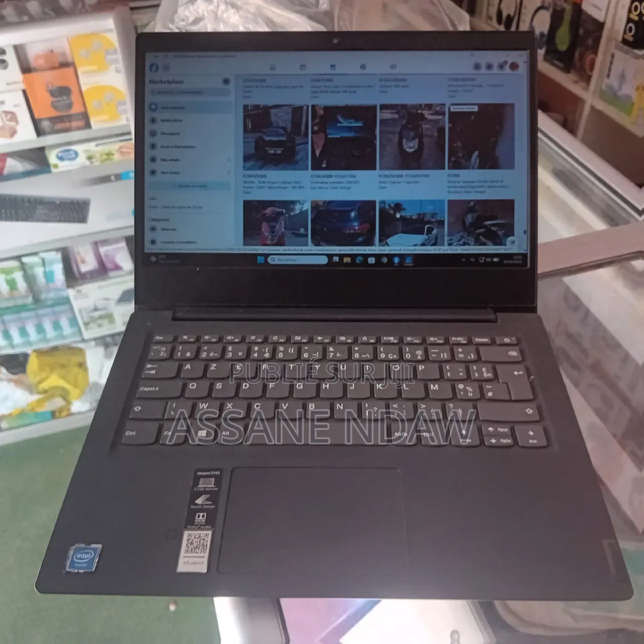 Ordinateur portable Lenovo Ideapad S145-15 4GB Intel Pentium SSD 1T