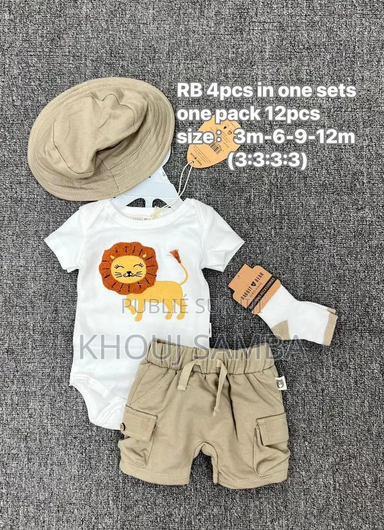 Ensemble 4 PCS Short Beret