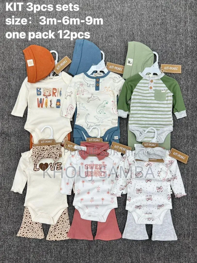 Ensemble 3 PCS Garçon Fille