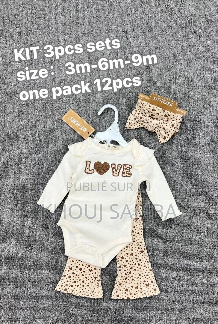 Ensemble 3 PCS Garçon Fille