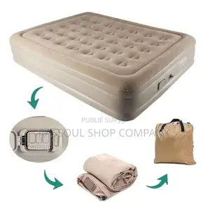 Matelas Gonflable 2 Place Avec Pompe Électrique