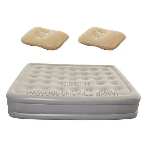 Matelas Gonflable 2 Place Avec Pompe Électrique