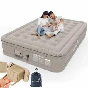 Matelas Gonflable 2 Place Avec Pompe Électrique