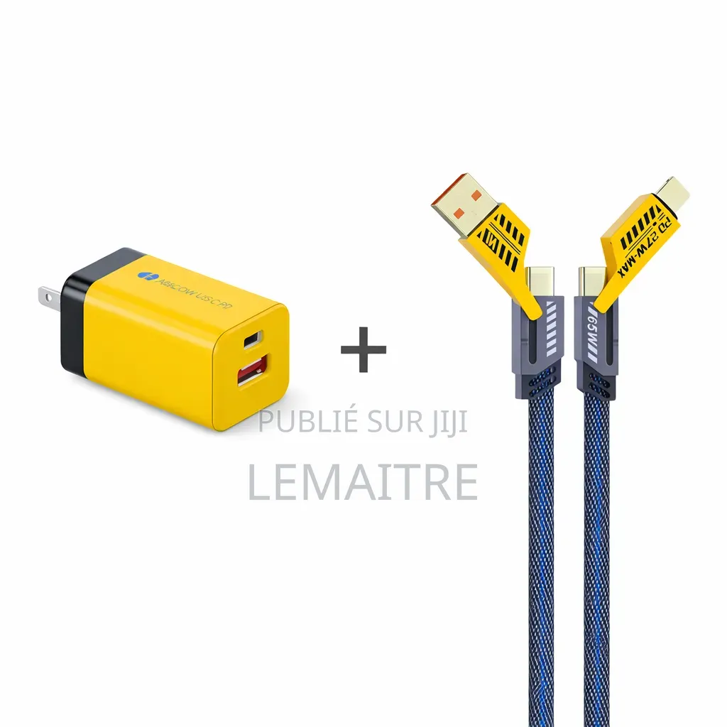 Chargeur Rapide + Câble Offerte