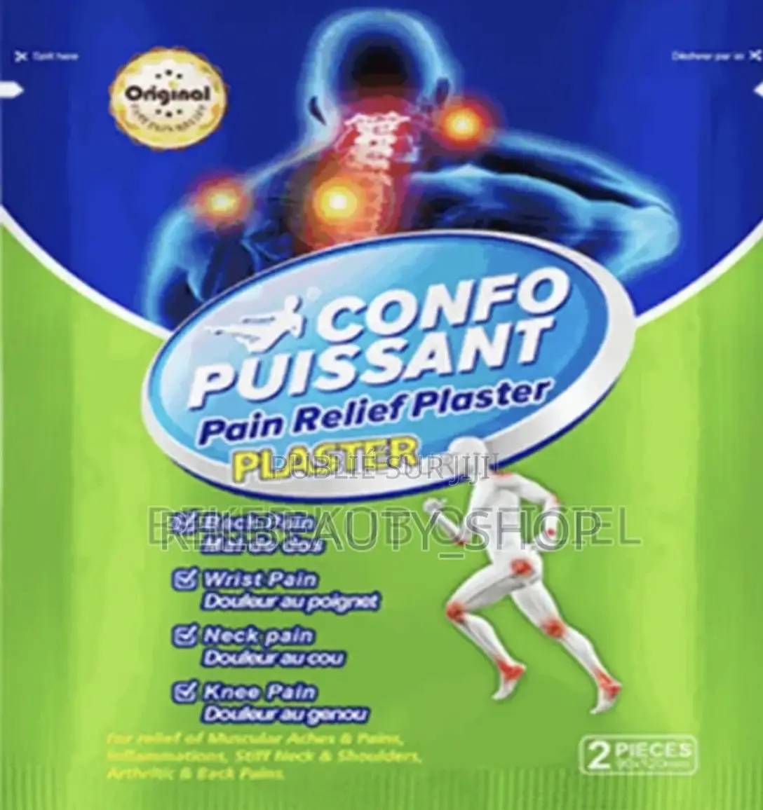 Sachet De 2 Patchs Puissant Anti-Douleur