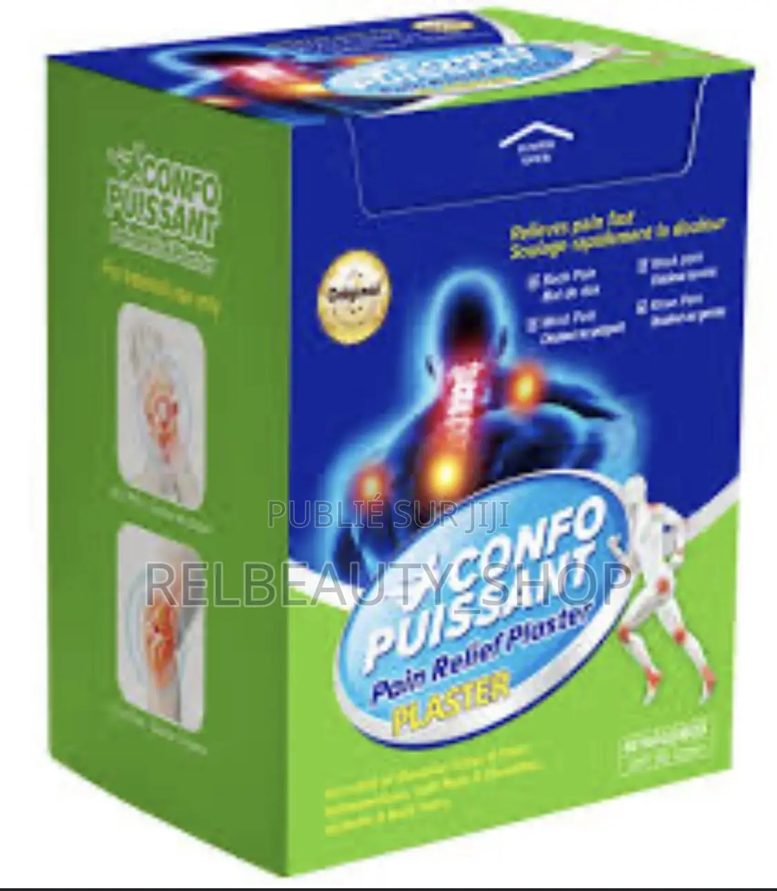 Sachet De 2 Patchs Puissant Anti-Douleur