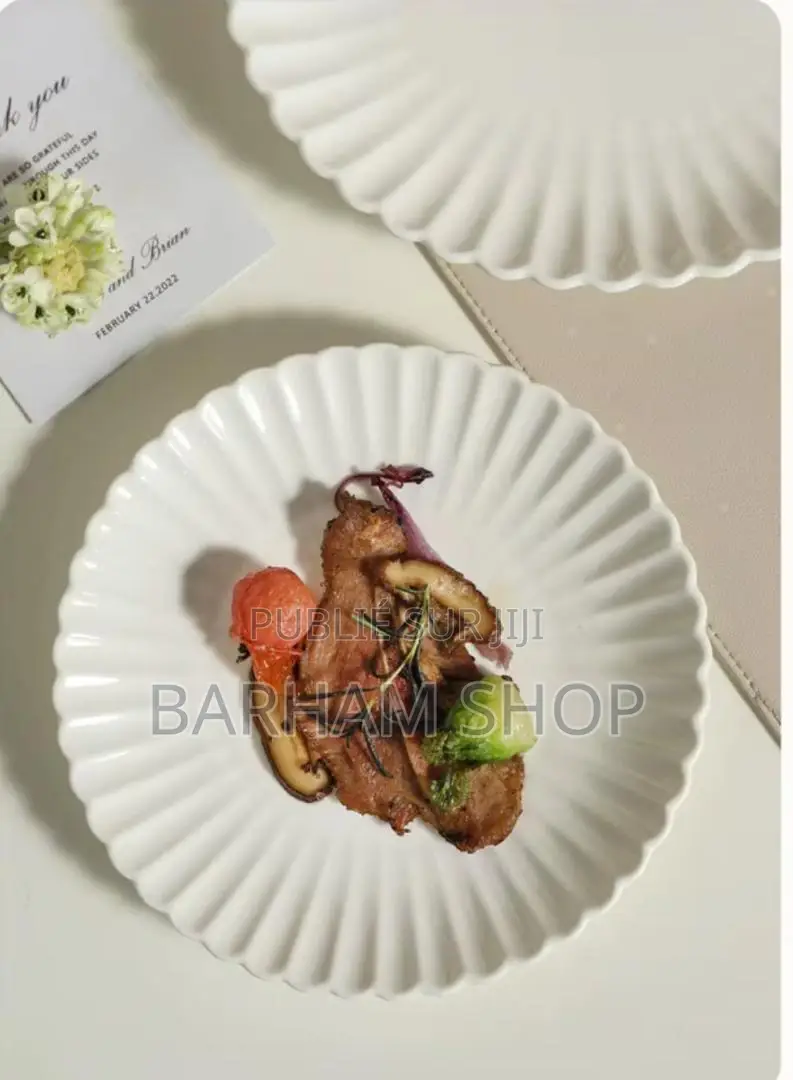 Assiettes en Porcelaines