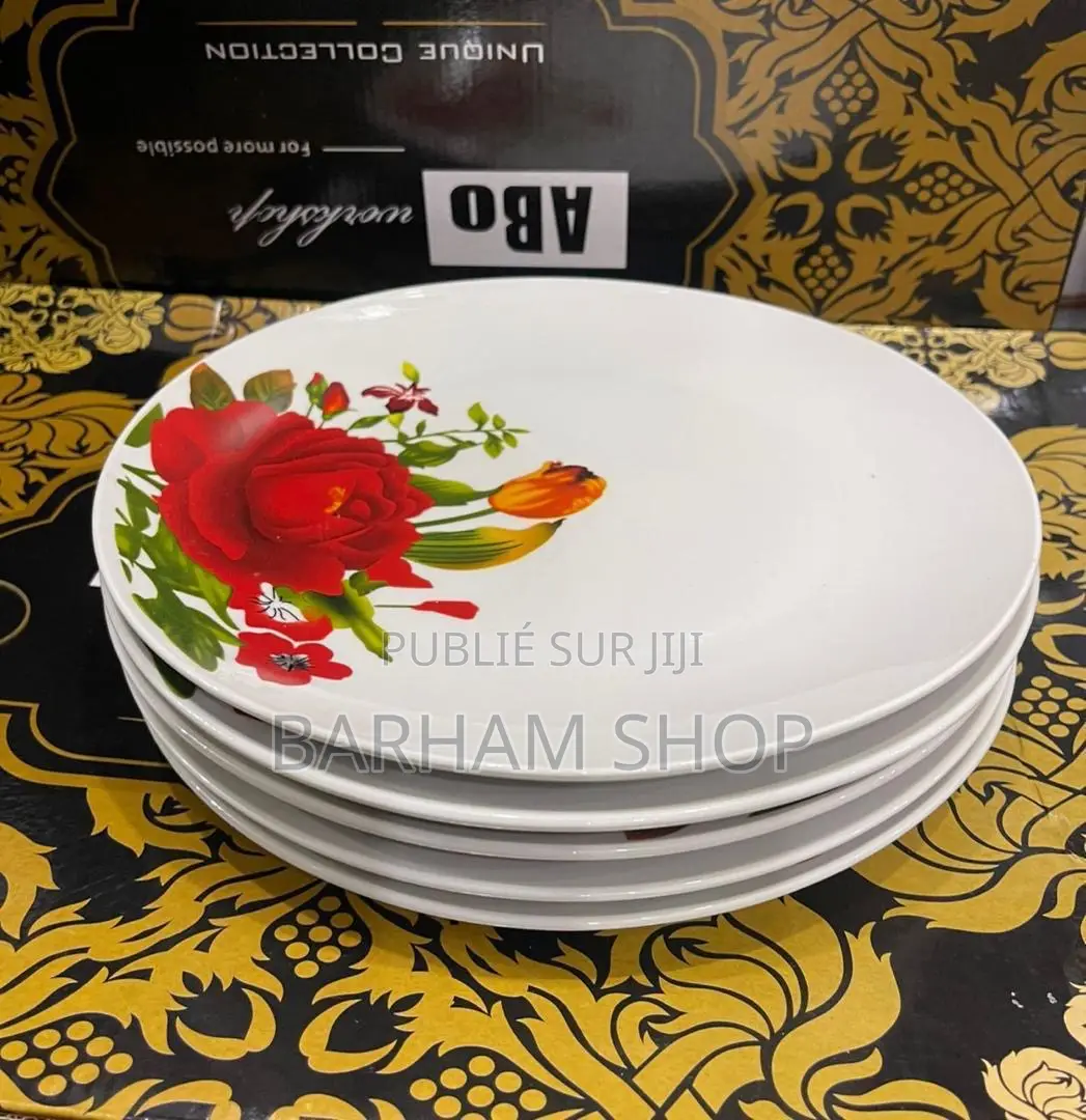 Assiettes en Porcelaines