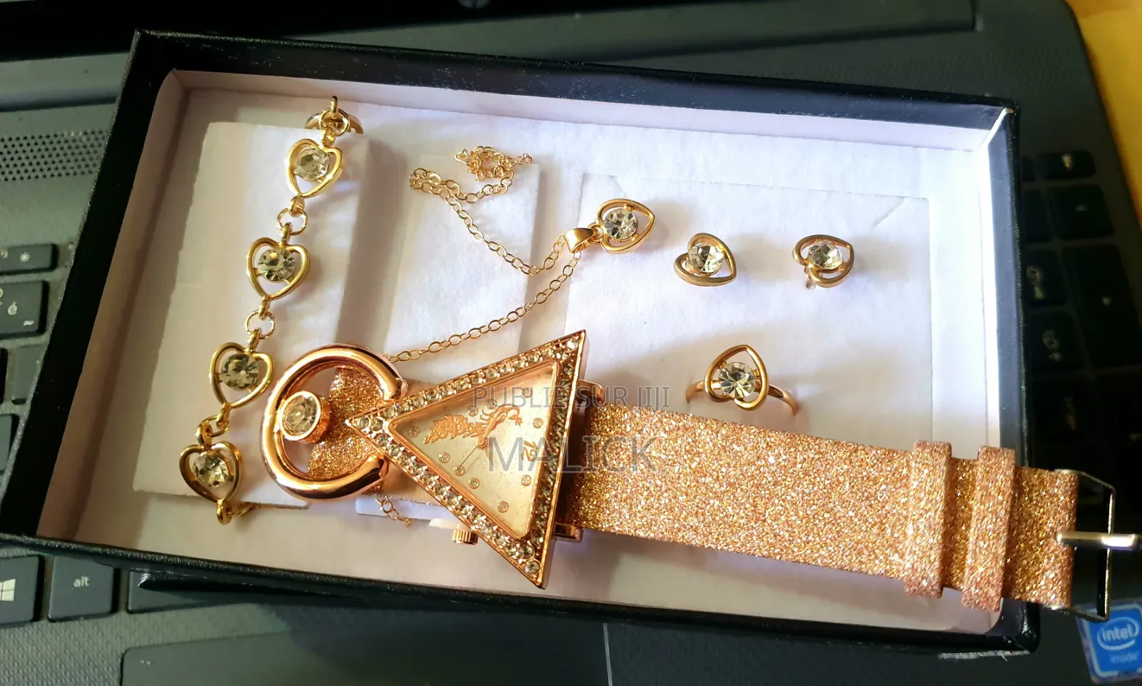  Coffret De Luxe Femme + 1montre Offerte Comme Cadeau 