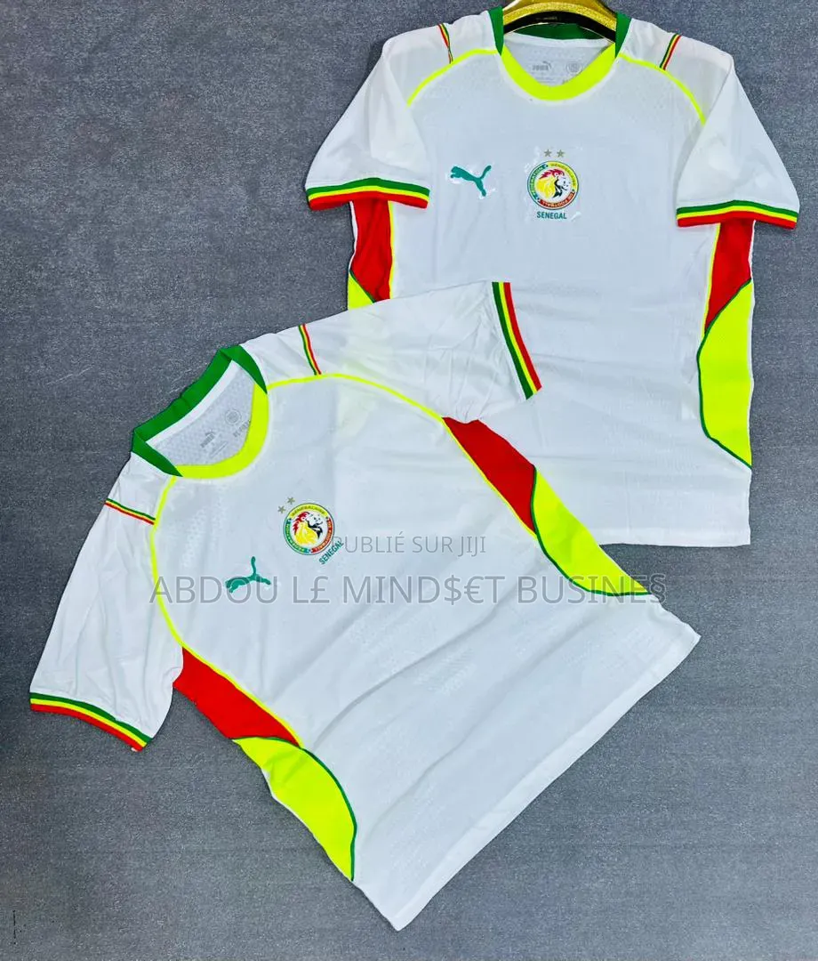 New Collection Maillots Sénégal Avec 2 Étoiles Disponible