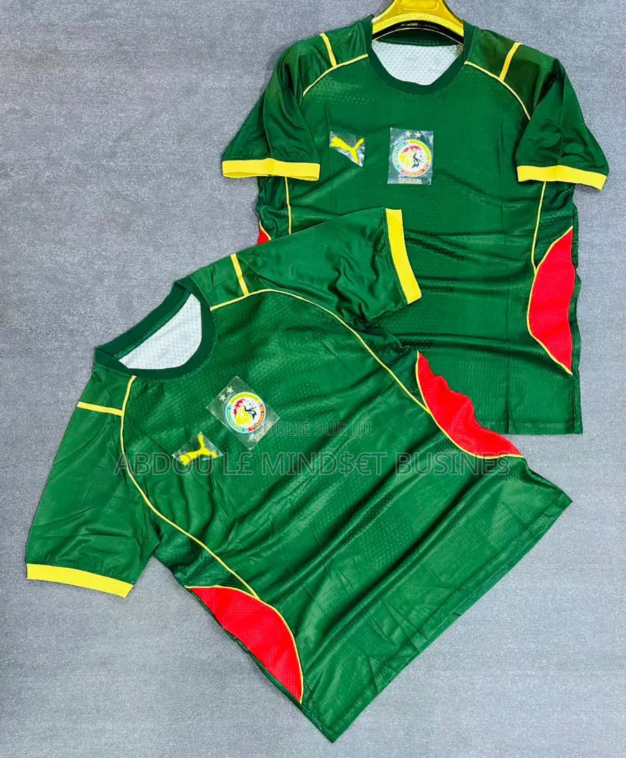 New Collection Maillots Sénégal Avec 2 Étoiles Disponible