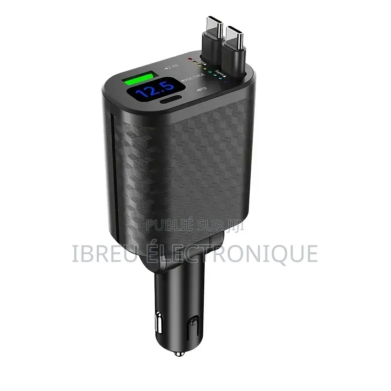 Chargeur De Voiture Rétractable