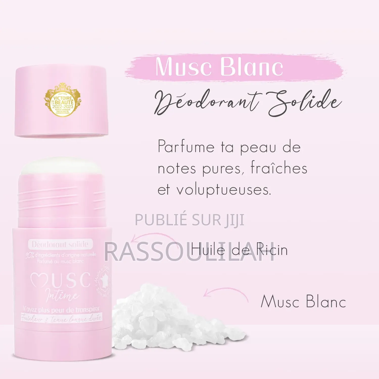 Déodorant Naturel Musc