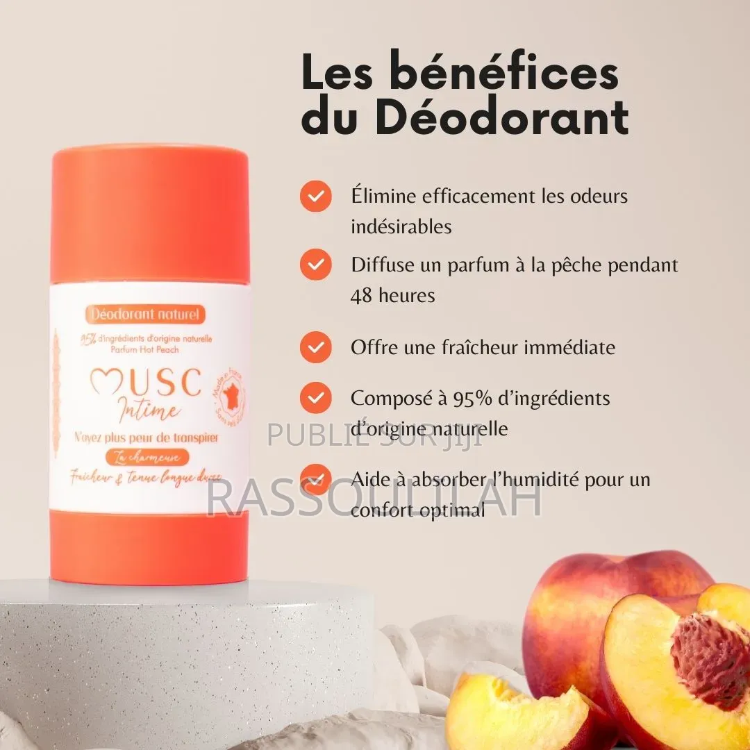 Déodorant Naturel Musc