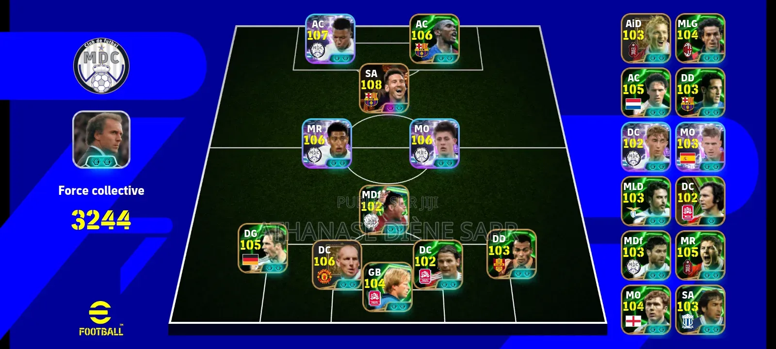 Compte Efootball a Vendre