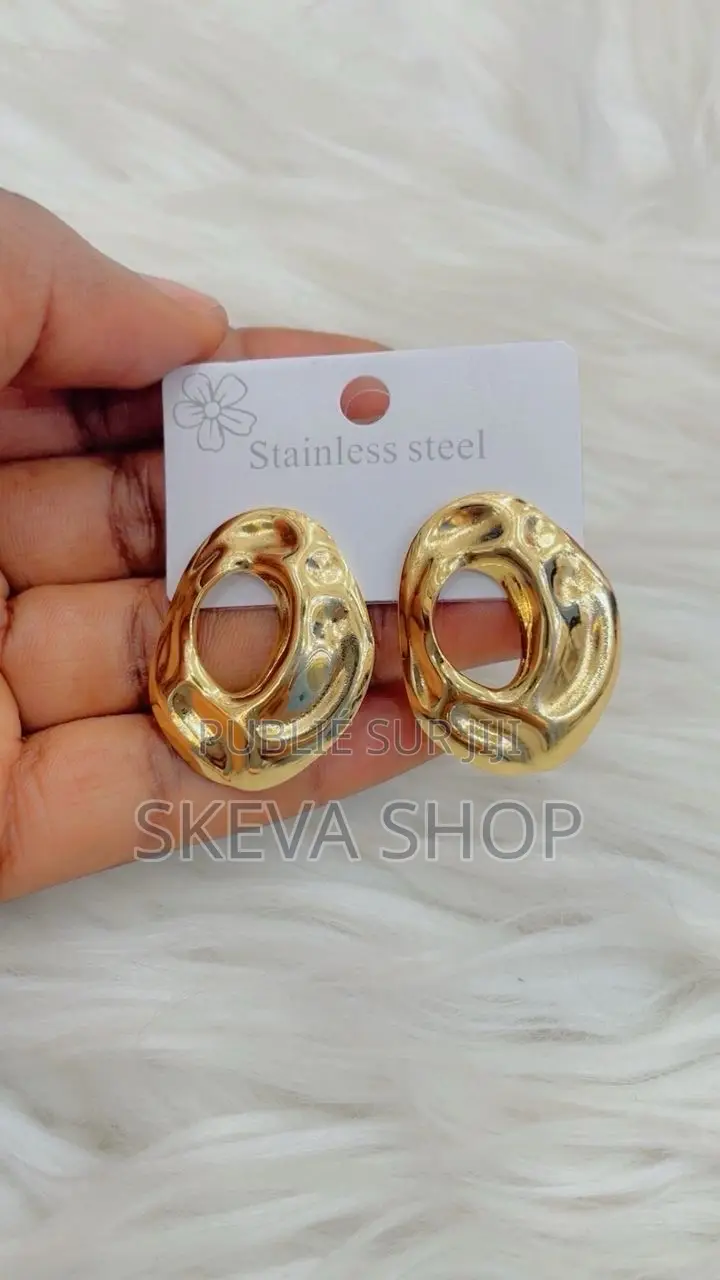 Boucles D’Oreilles Plaqué 100%