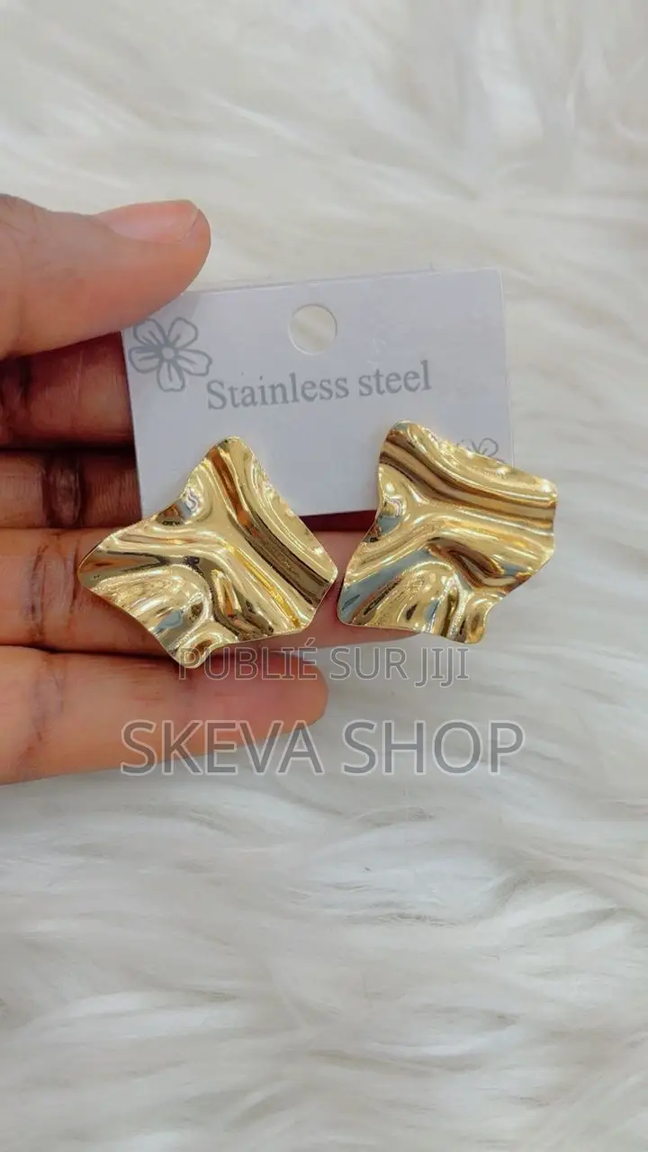 Boucles D’Oreilles Plaqué 100%