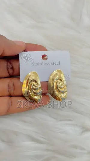 Boucles D’Oreilles Plaqué 100%