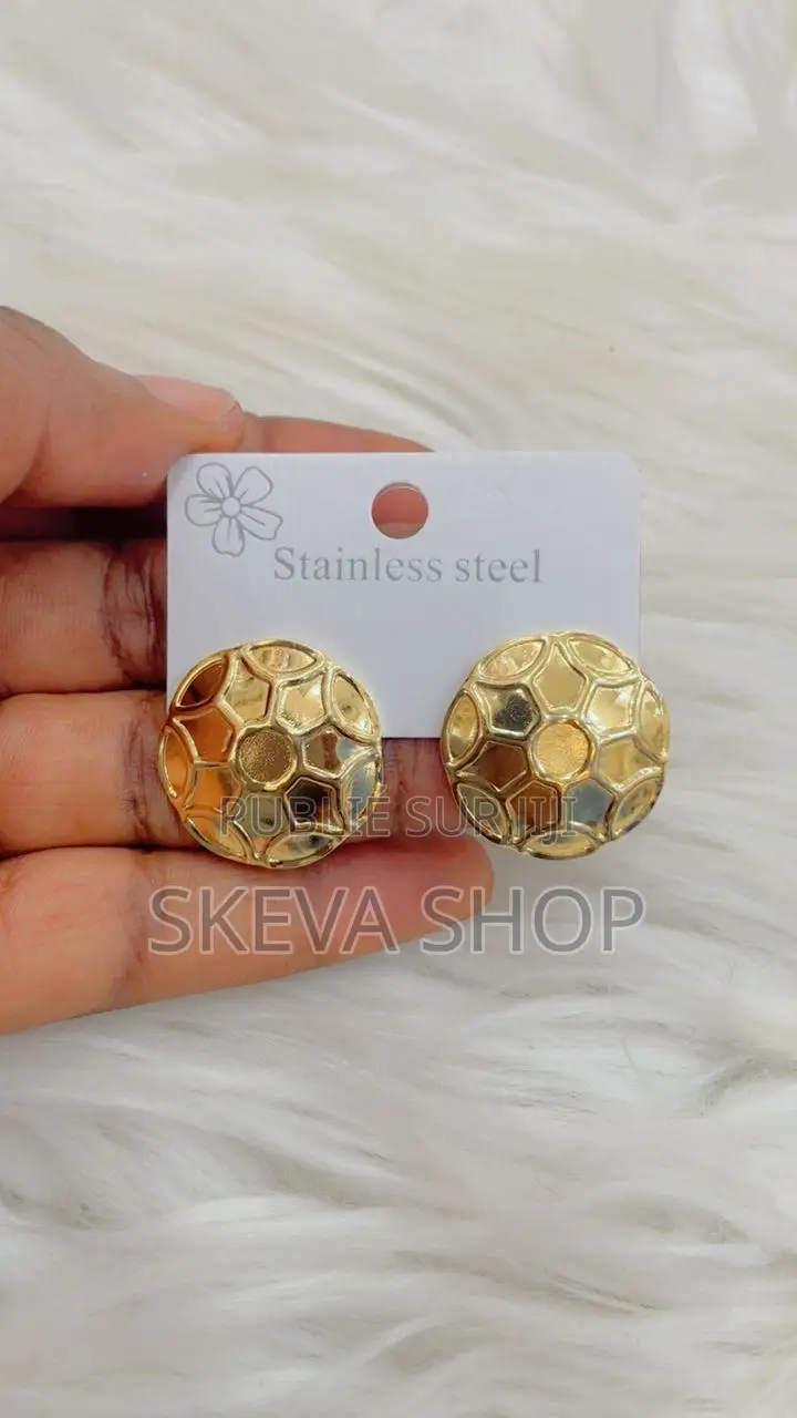 Boucles D’Oreilles Plaqué 100%
