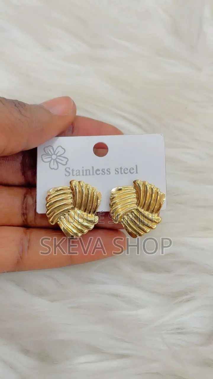 Boucles D’Oreilles Plaqué 100%