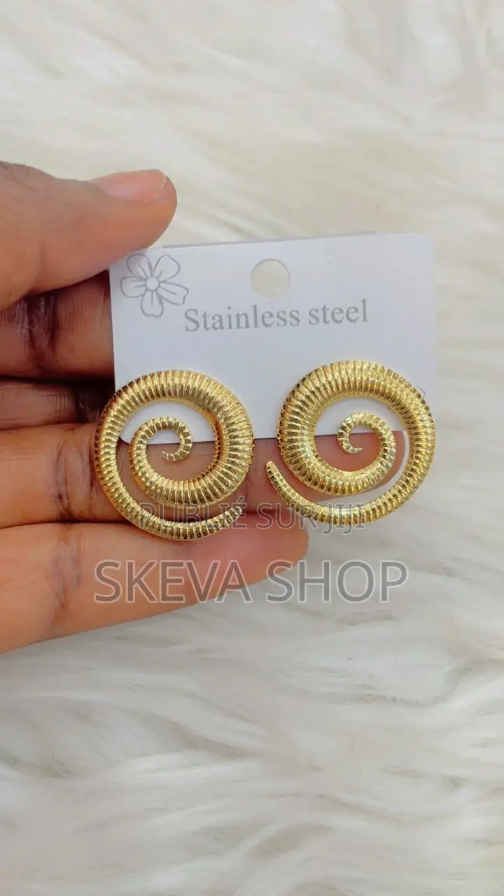 Boucles D’Oreilles Plaqué 100%