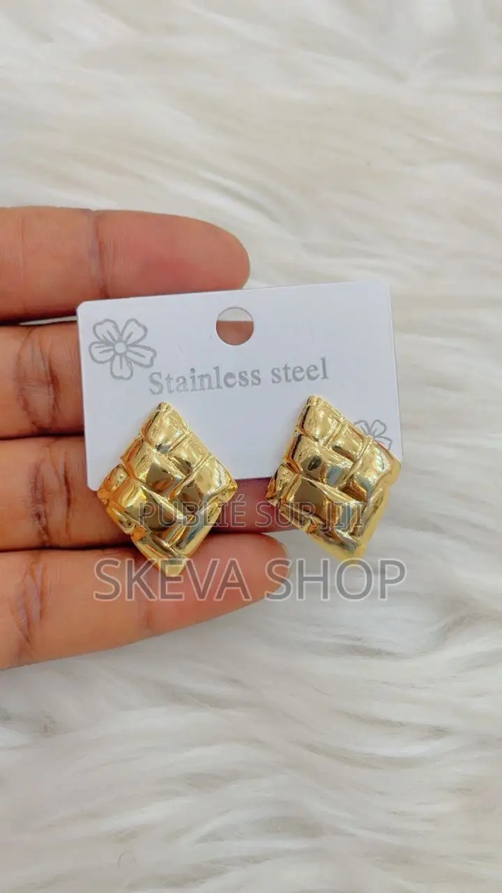 Boucles D’Oreilles Plaqué 100%