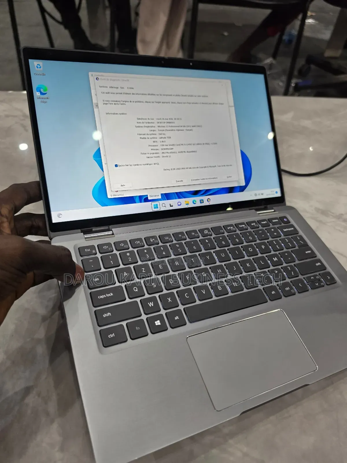 Nouveau Dell Latitude 7320 16GB Intel Core i5 SSD 512GB