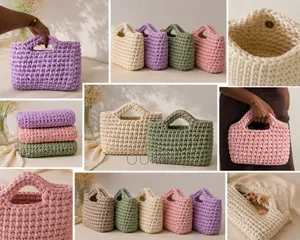 Minibags Au Crochet