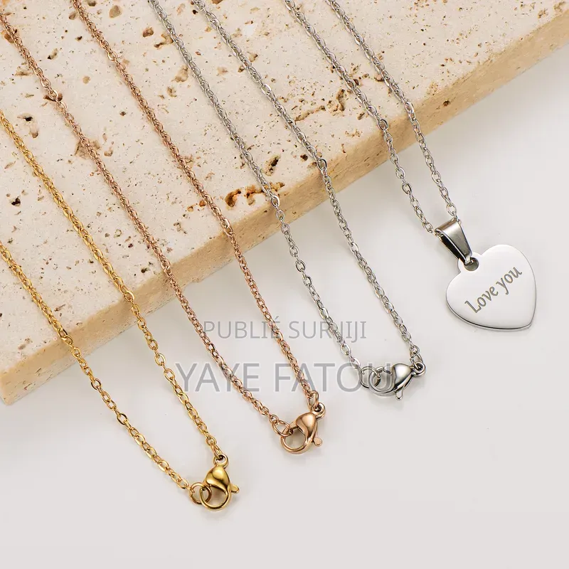 Magnifigne Collier en Forme De Cœur Personnlisable
