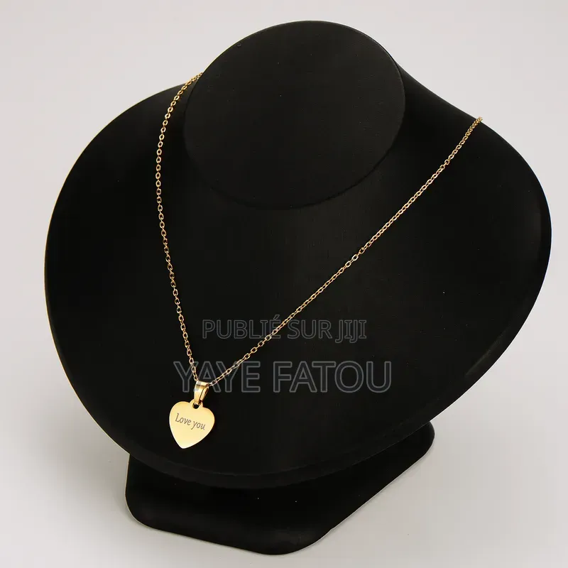 Magnifigne Collier en Forme De Cœur Personnlisable
