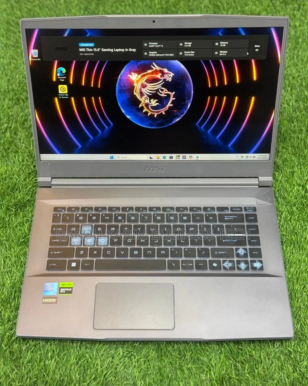 Nouveau Ordinateur portable MSI GF75 Thin 16GB Intel Core i5 SSD 512GB