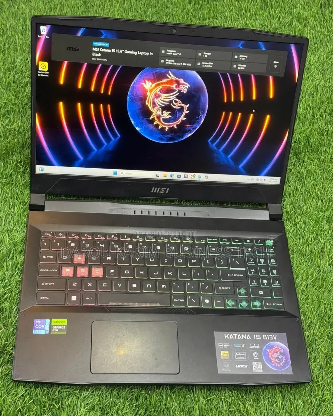 Nouveau Ordinateur portable MSI Katana 15 16GB Intel Core i7 SSD 1T