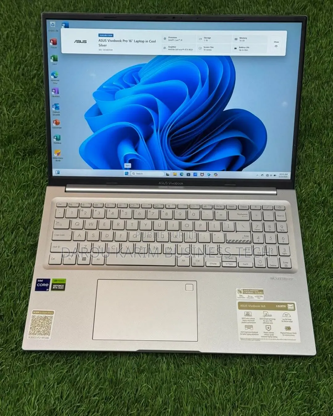 Nouveau Asus VivoBook Pro 15 N580VD 16GB Intel Core i9 SSD 1T