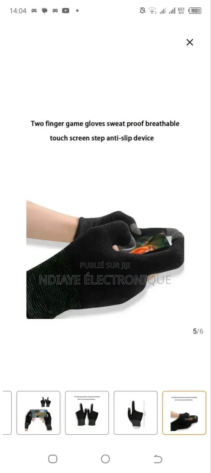 Gants Gameur