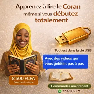 Clé Usb Pour Apprendre À Lire Le Coran Rapidement: Avec Des Vidéos.