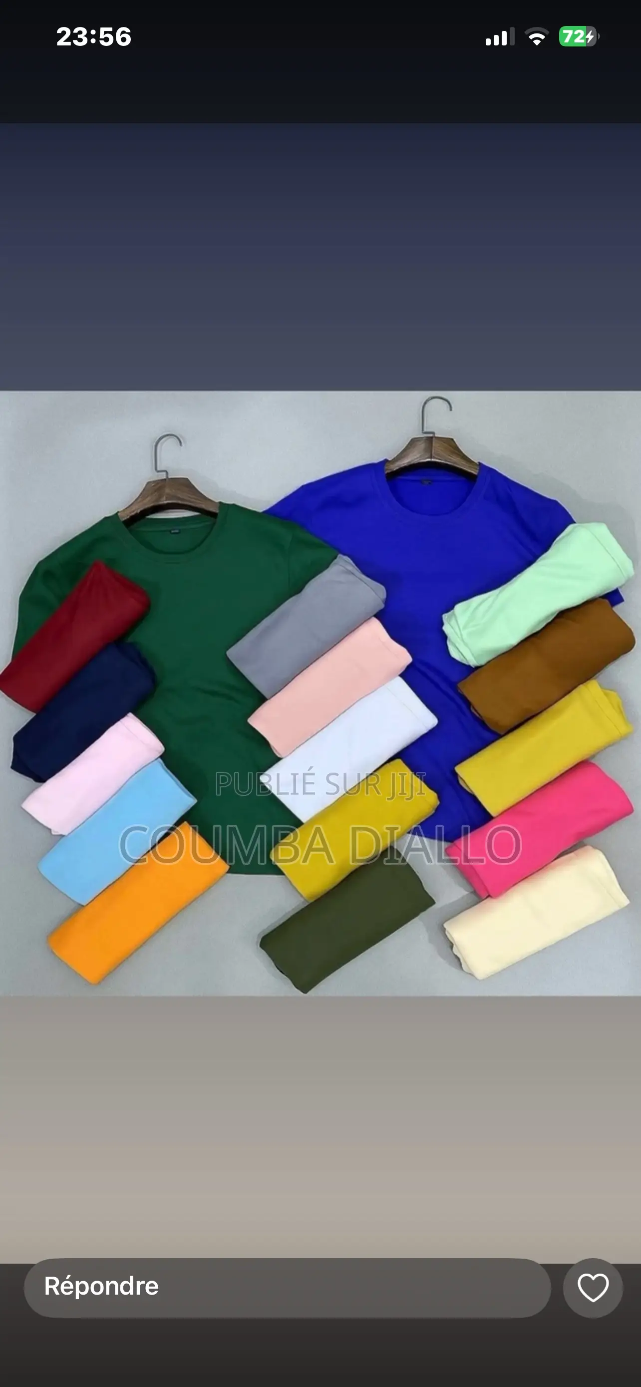 T-Shirt Slim Fit 100% Conton