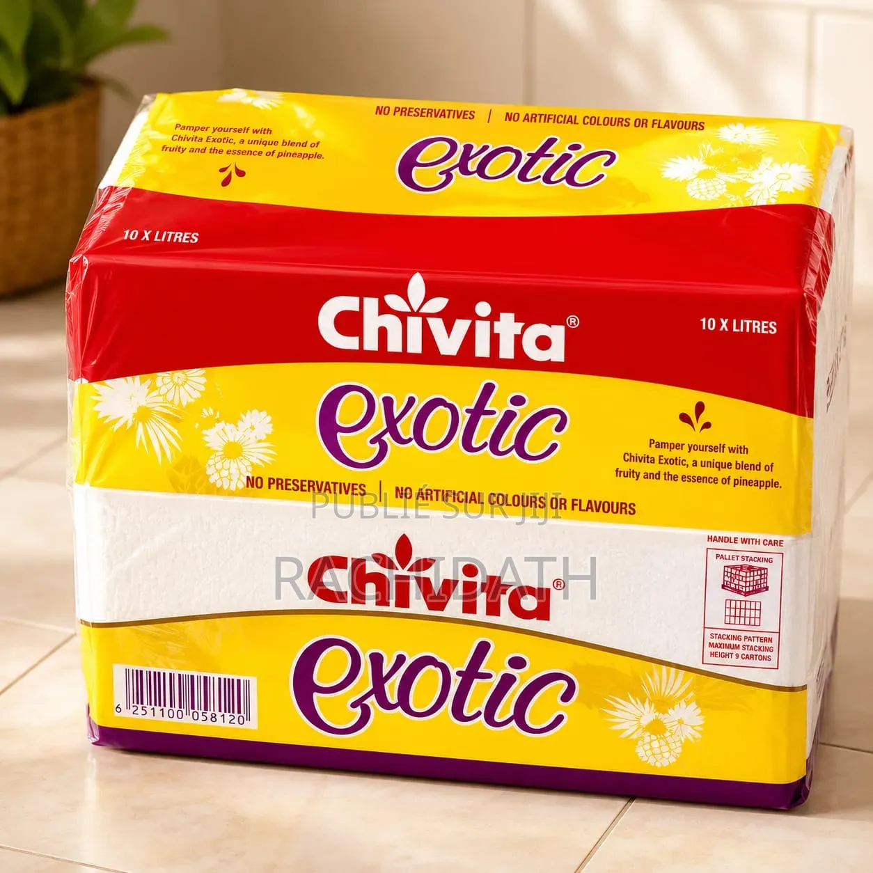 Jus De Fruits De Marque Chivita À La Saveur Ananas - Coco