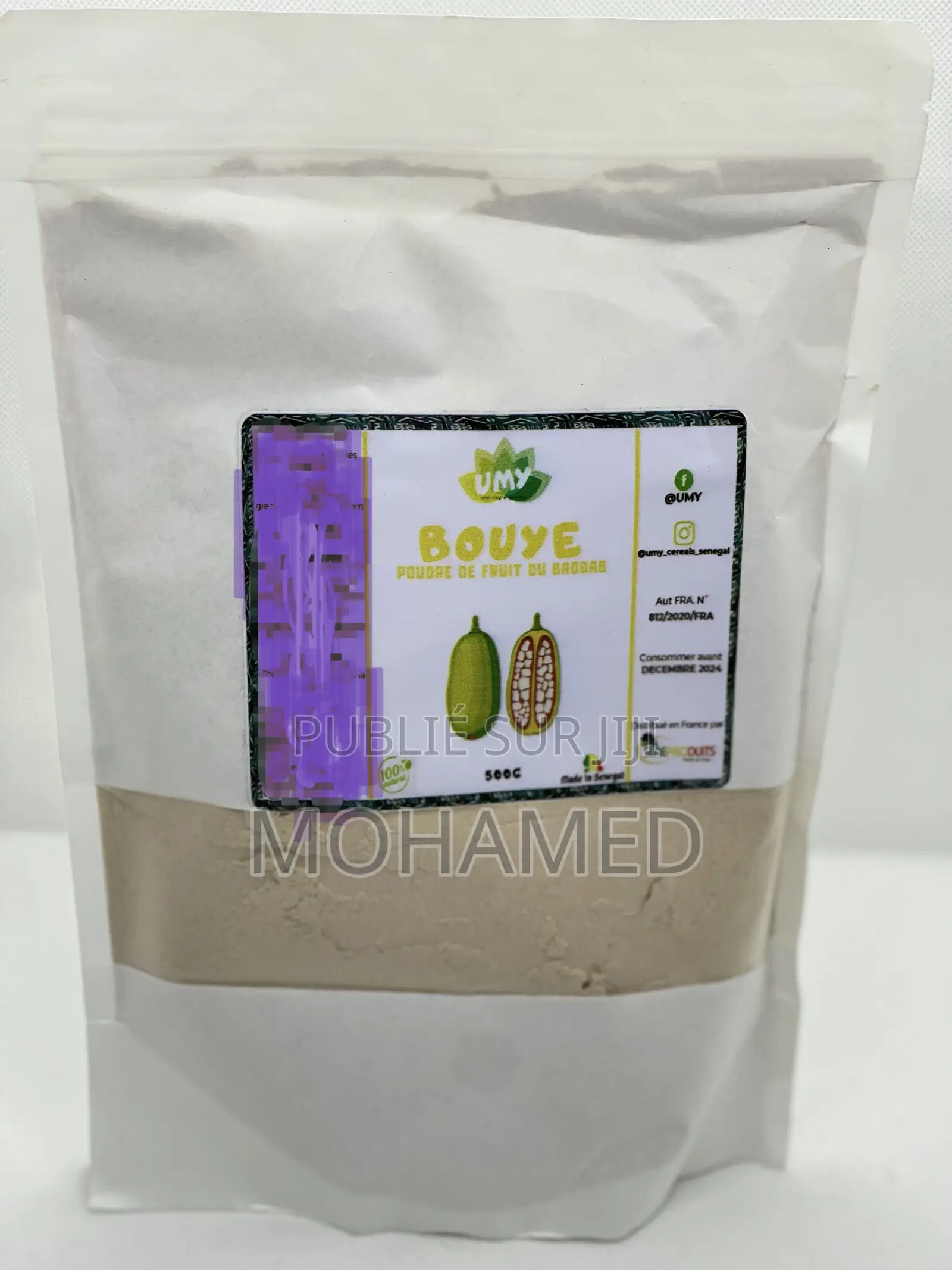 Bouye en Poudre – Pain De Singe 500 Gr