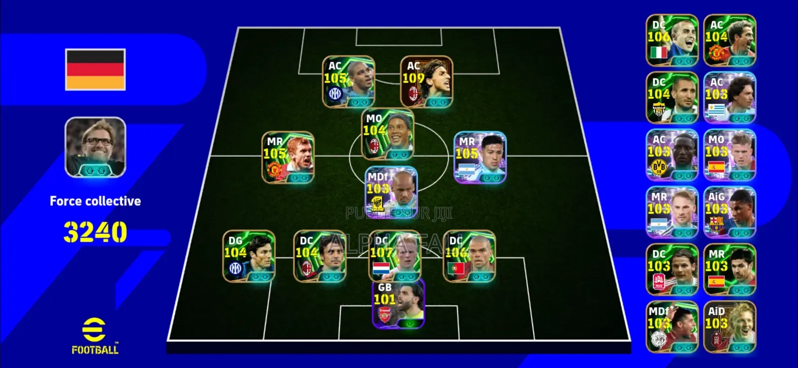 Compte Efootball