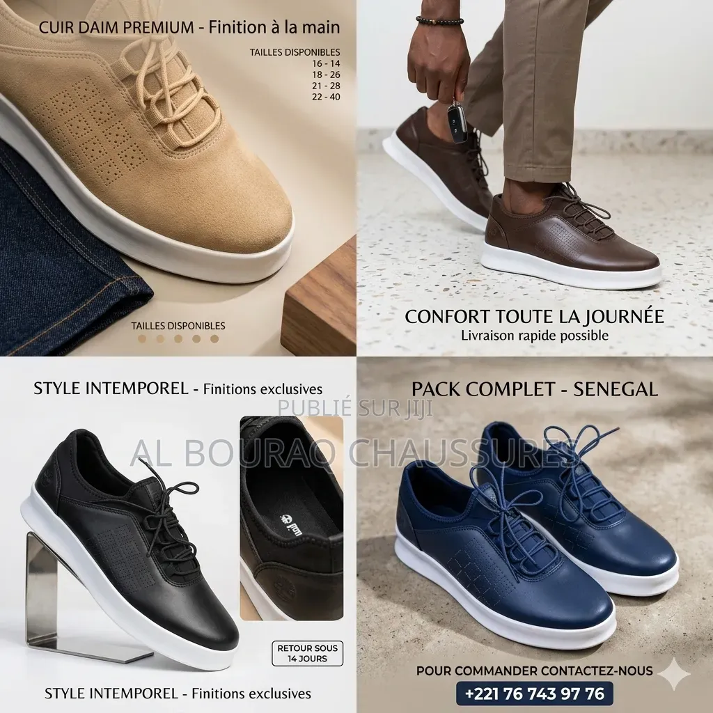 Chaussures Timberland Premium Homme (41-46) - Dakar Colobane
