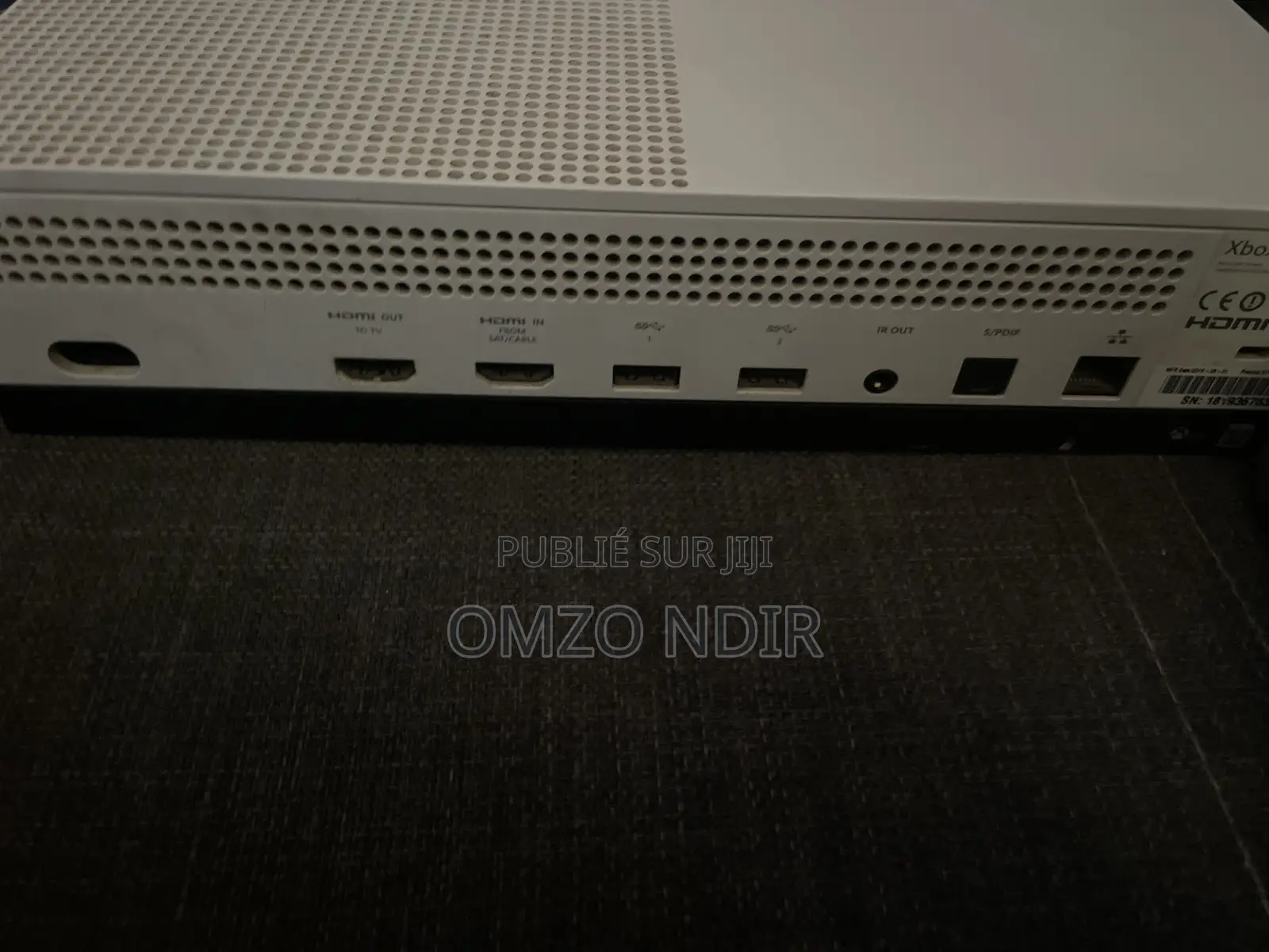 Xbox One S Sans Mannete
