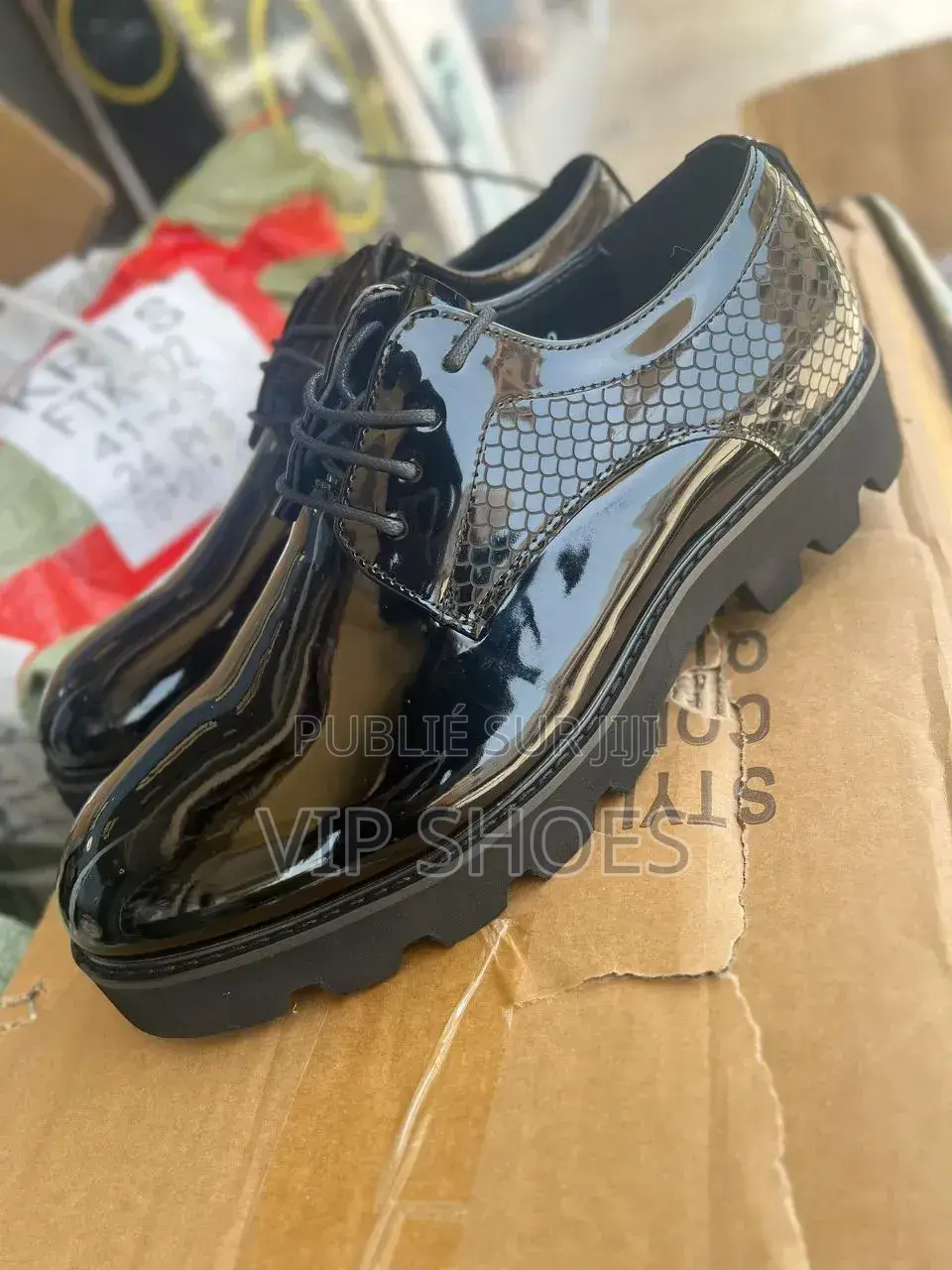 Chaussures Habillées Vernies Luxe Homme