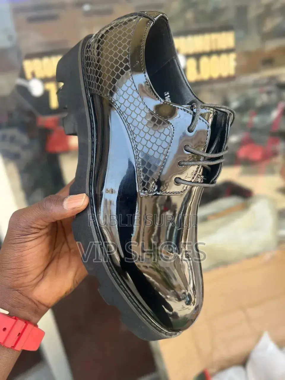 Chaussures Habillées Vernies Luxe Homme